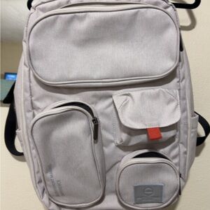 Hanke Beige/Gray Travel/Laptop, Business/College, school Men/Women Backpack